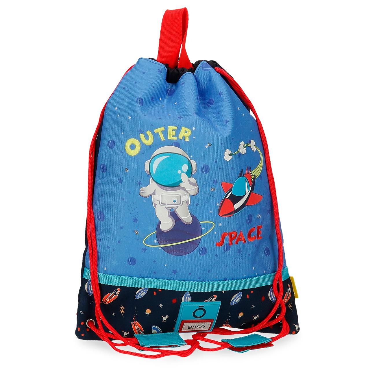 Enso Bolsa de mierienda de 27 cm x 34 cm x 10 cm fabricada en Poliéster. Multicolor