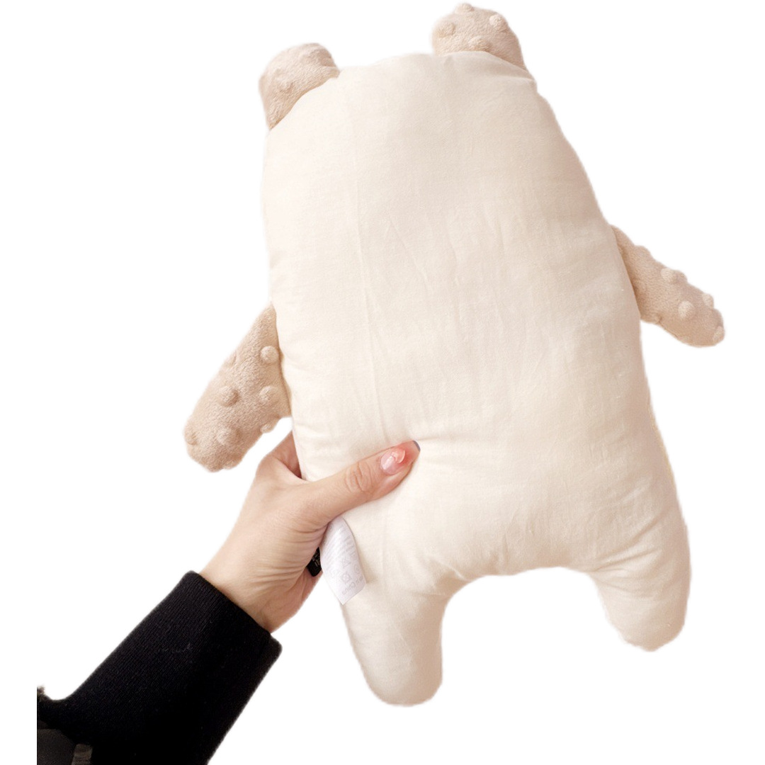 CA Almohada relajante para bebés para evitar sobresaltos y que el bebé se duerma, almohada de artefacto, juguete anticolisión de frijol, almohada de oso