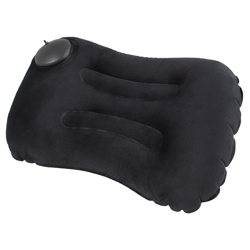 Almohada inflable Almohada para acampar Cuello Soporte lumbar Almohada Almohada de viaje portátil Almohada plegable inflable para acampar al aire libre 1 pieza