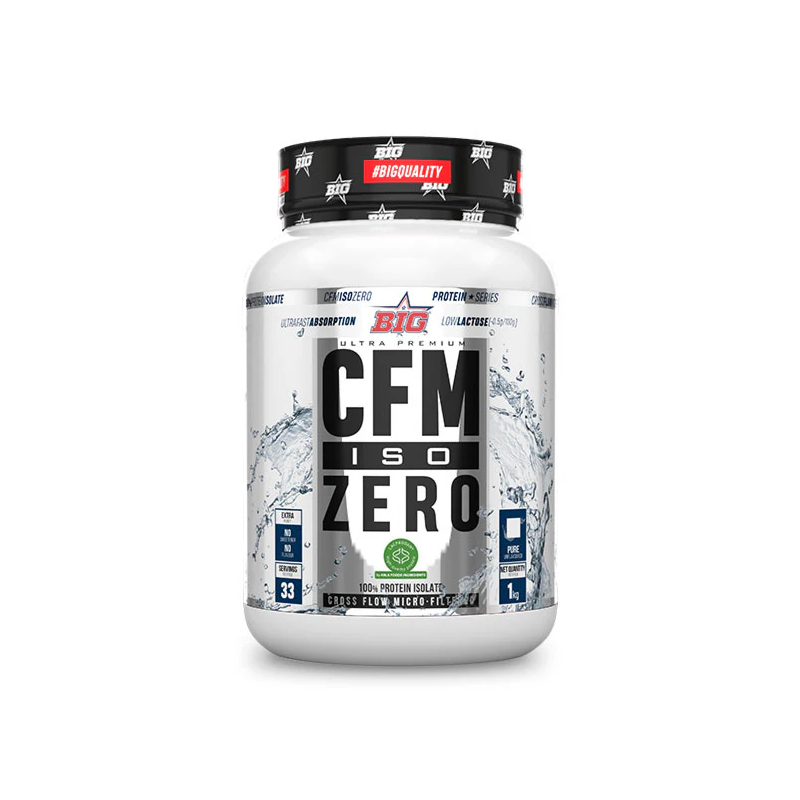 BIG CFM ISO ZERO 1 KG NEUTRO - AISLADO DE PROTEÍNA DE SUERO