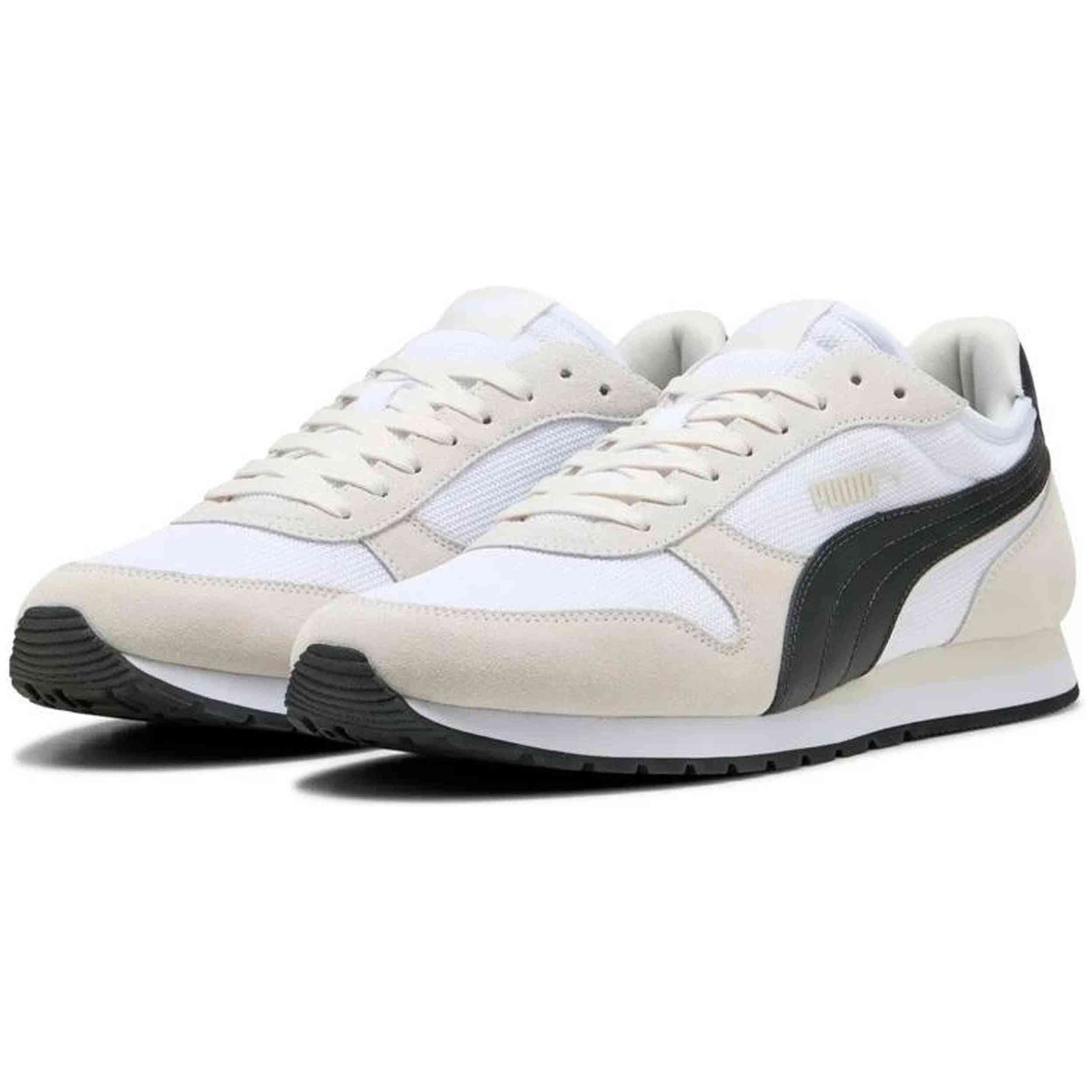 Calzado Sportstyle marca Puma modelo 401622-02 para hombre en color gris blanco