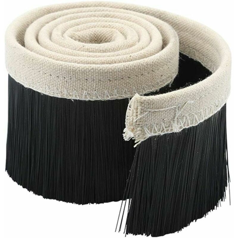 CA Cepillo con cubierta antipolvo, accesorio de nailon duradero, herramienta para aspiradoras, 1 m de longitud, 70 mm, motor de husillo de carpintero para bricolaje, máquina de grabado, enrutador CNC para carpintería