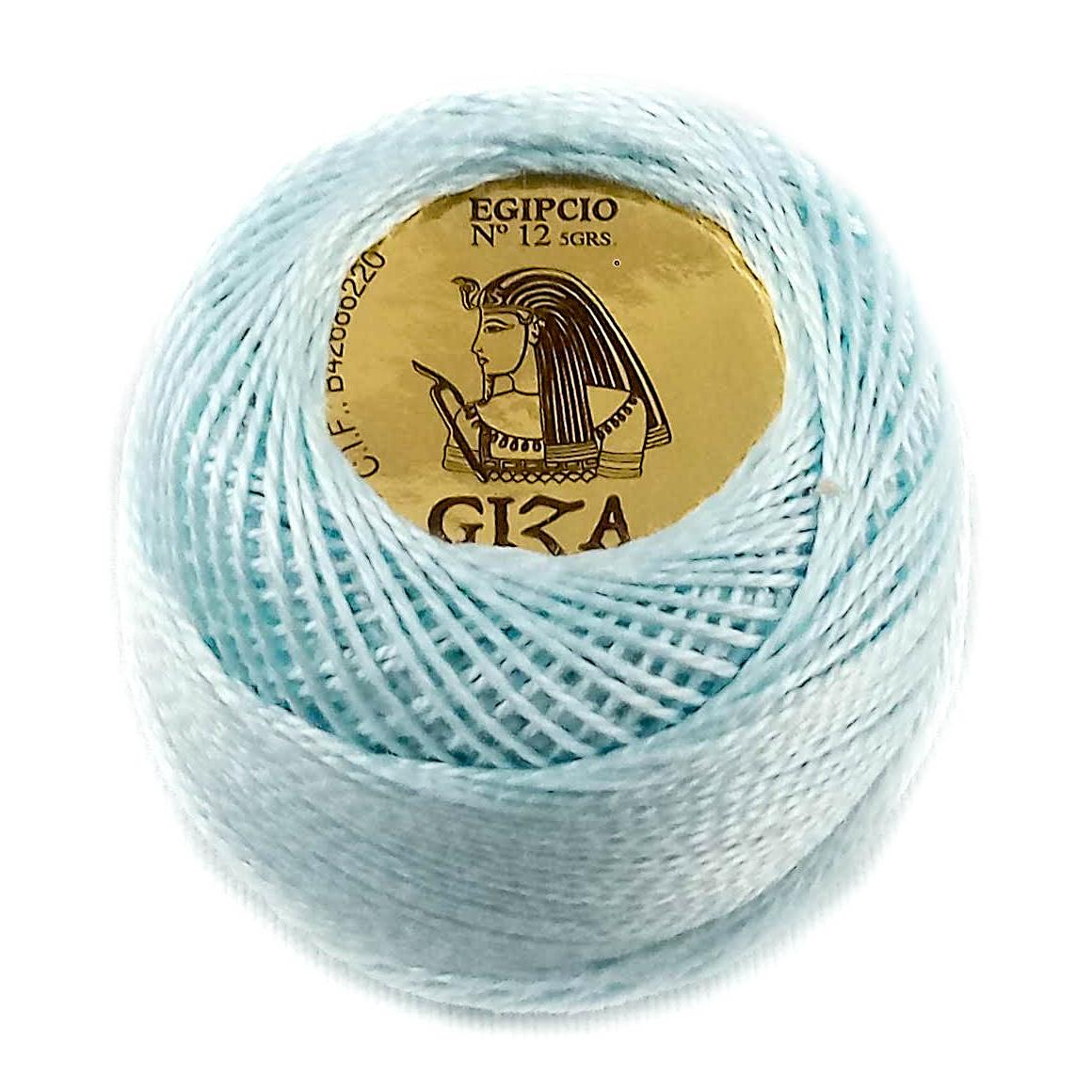 Ovillo de Algodón 100% Giza 5gr Nº12 - Blanco, Crudo y Colores Sólidos