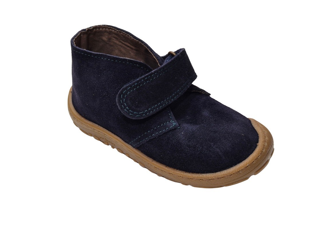 Botas Con Velcro Barefoot Para Niñas  Niños, Marca Victoria, En Color Antracita, Marino O Taupe. Victoria