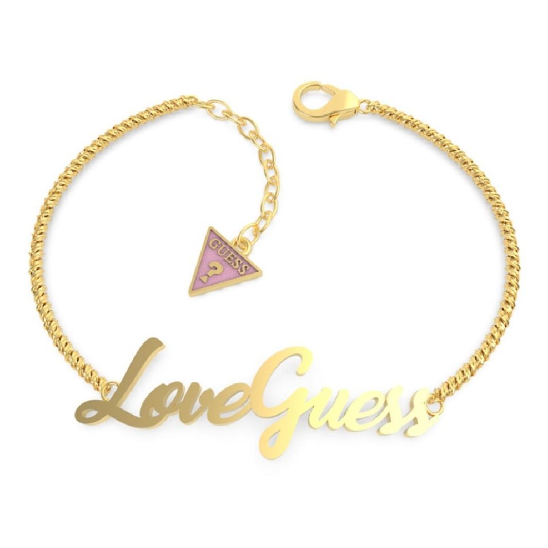 BRAZALETE SERA  GUESS DORAD  LOVE GUESS UBB70058-S
