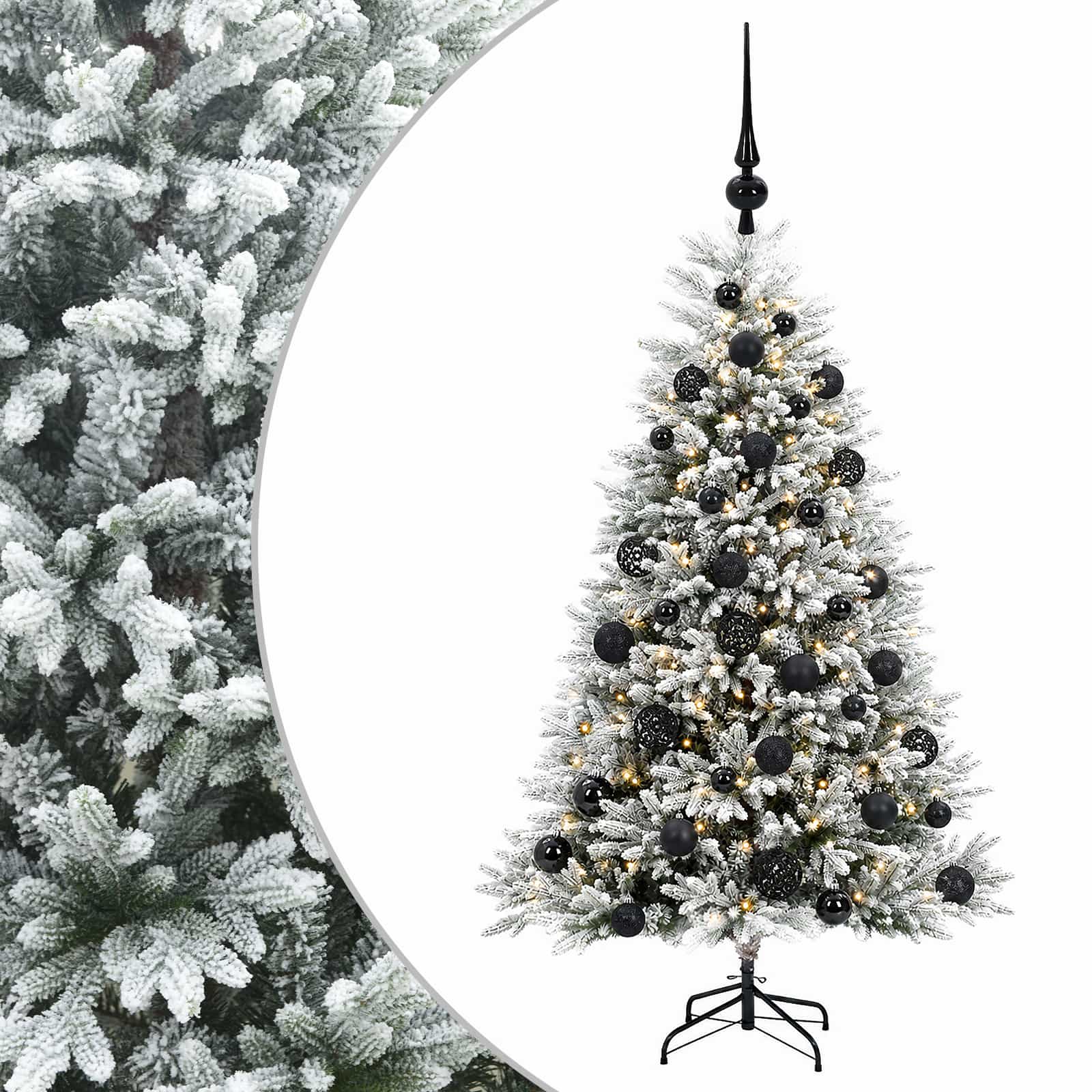 vidaXL Árbol de Navidad Artificial con Adorno 150 cm 150 LED