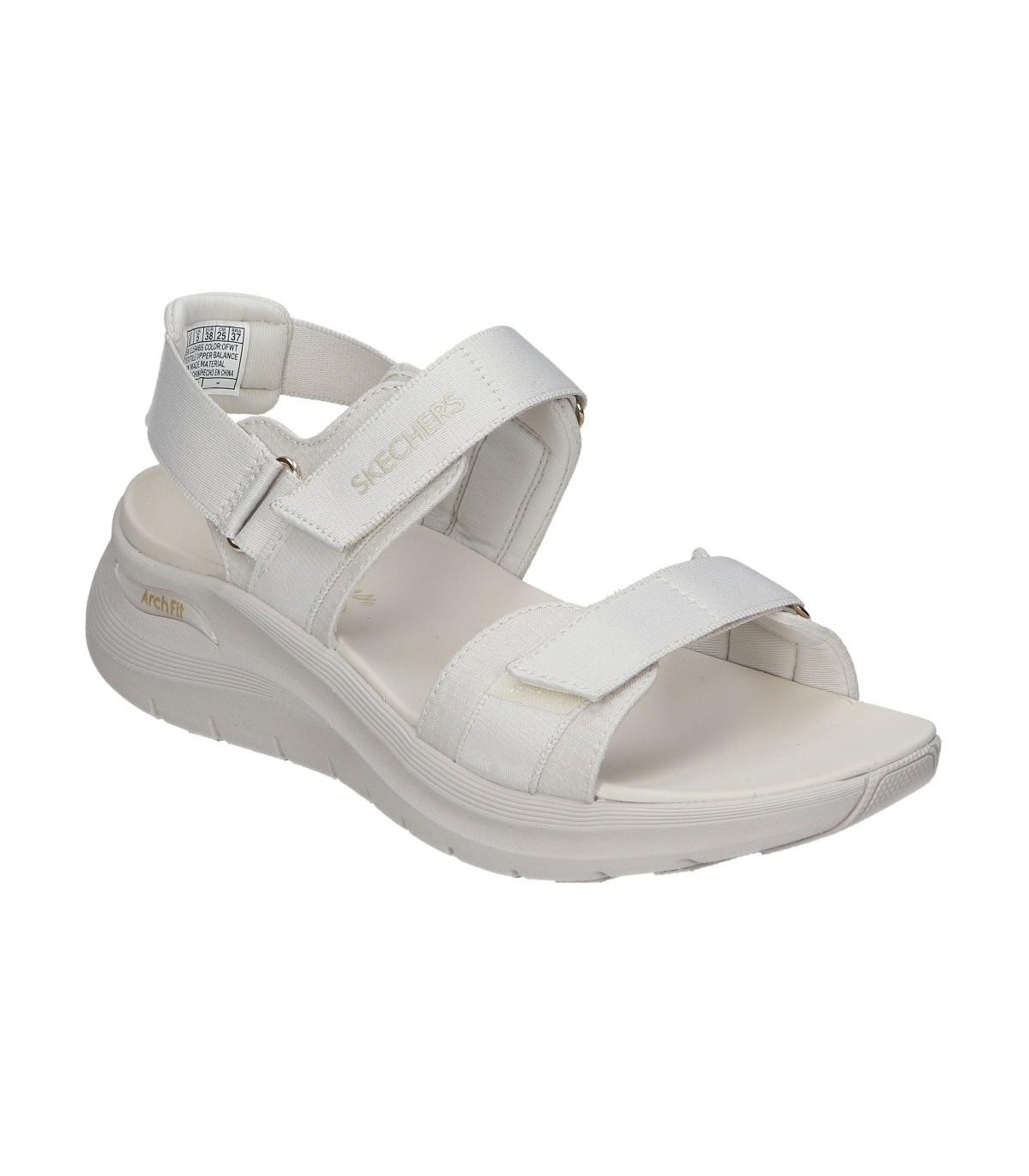 Sandalia  Mujer  Skechers Arch Fit 2.0  Beige