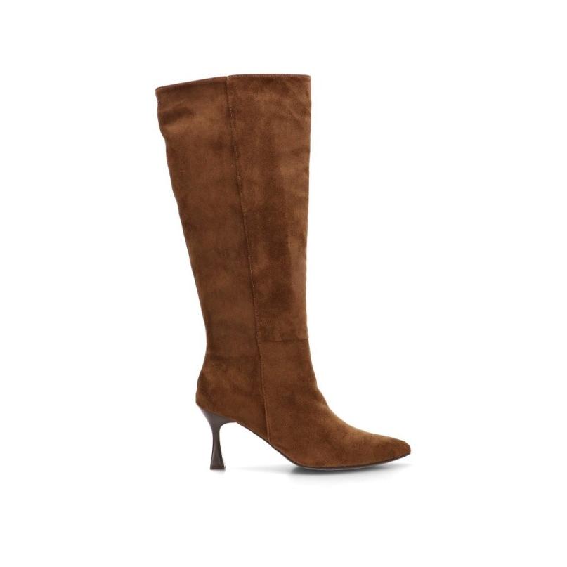 Bota Weekend Etika - Mujer - Tacón Alto - Modelo 42417 - Color Camel