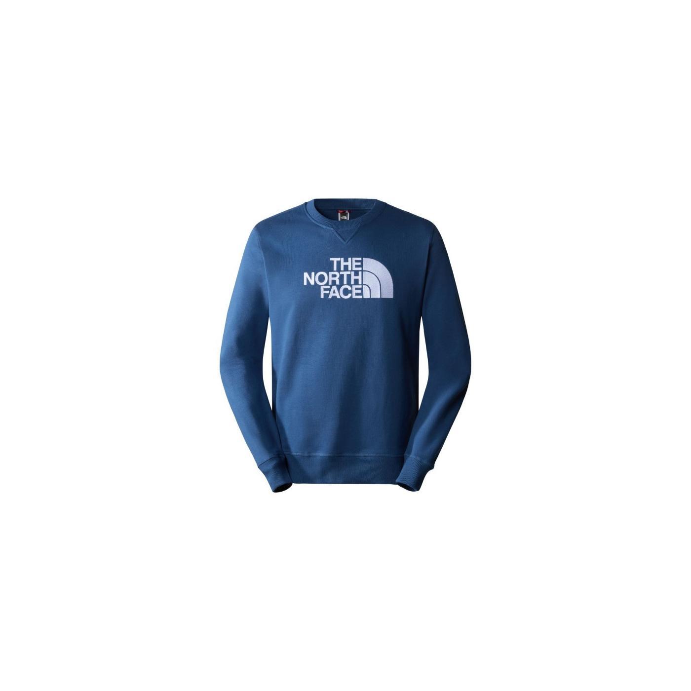 The North Face Sudadera Drew Peak Azul Marino con Logo Frontal