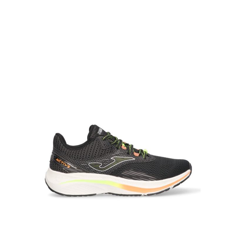 Zapatillas Casual Joma - Hombre - Suela Plana - Modelo Active Men - Color Negro