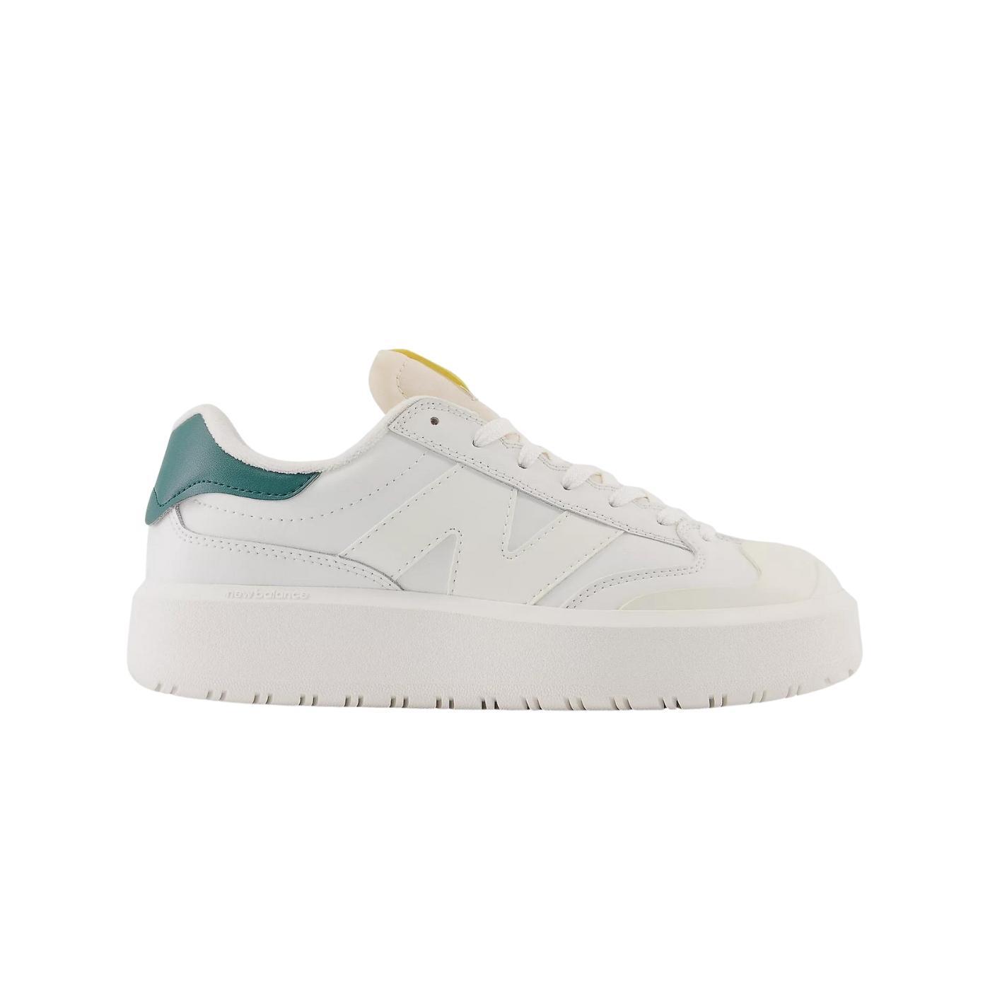 Zapatillas new balance ct302lf blanco verde de mujer.