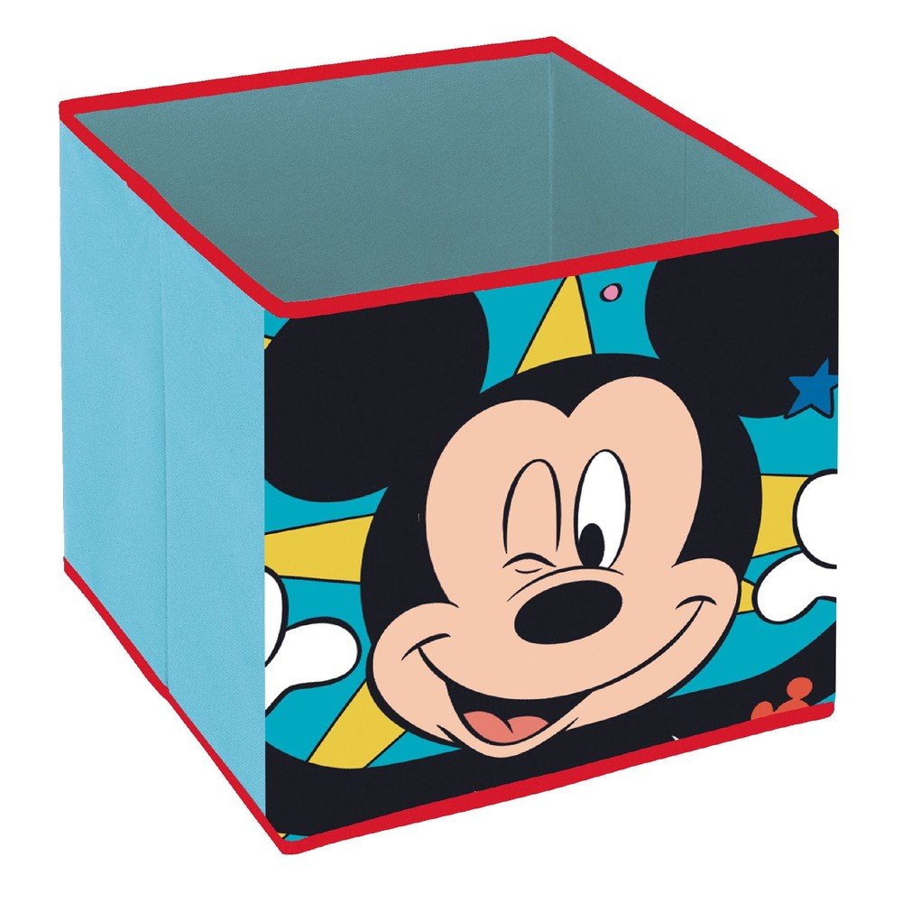 ARDITEX CAJA PLEGABLE DE TELA ALMACENAJE MICKEY 31X31X31CM INVIERNO 25 43x34x32 Cms.