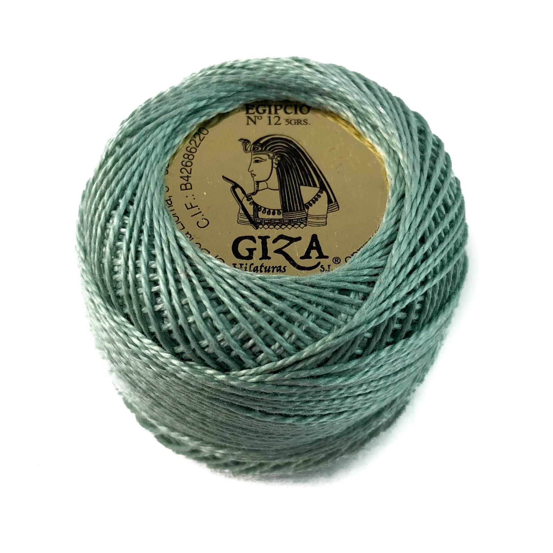 Ovillo de Algodón 100% Giza 5gr Nº12 - Blanco, Crudo y Colores Sólidos