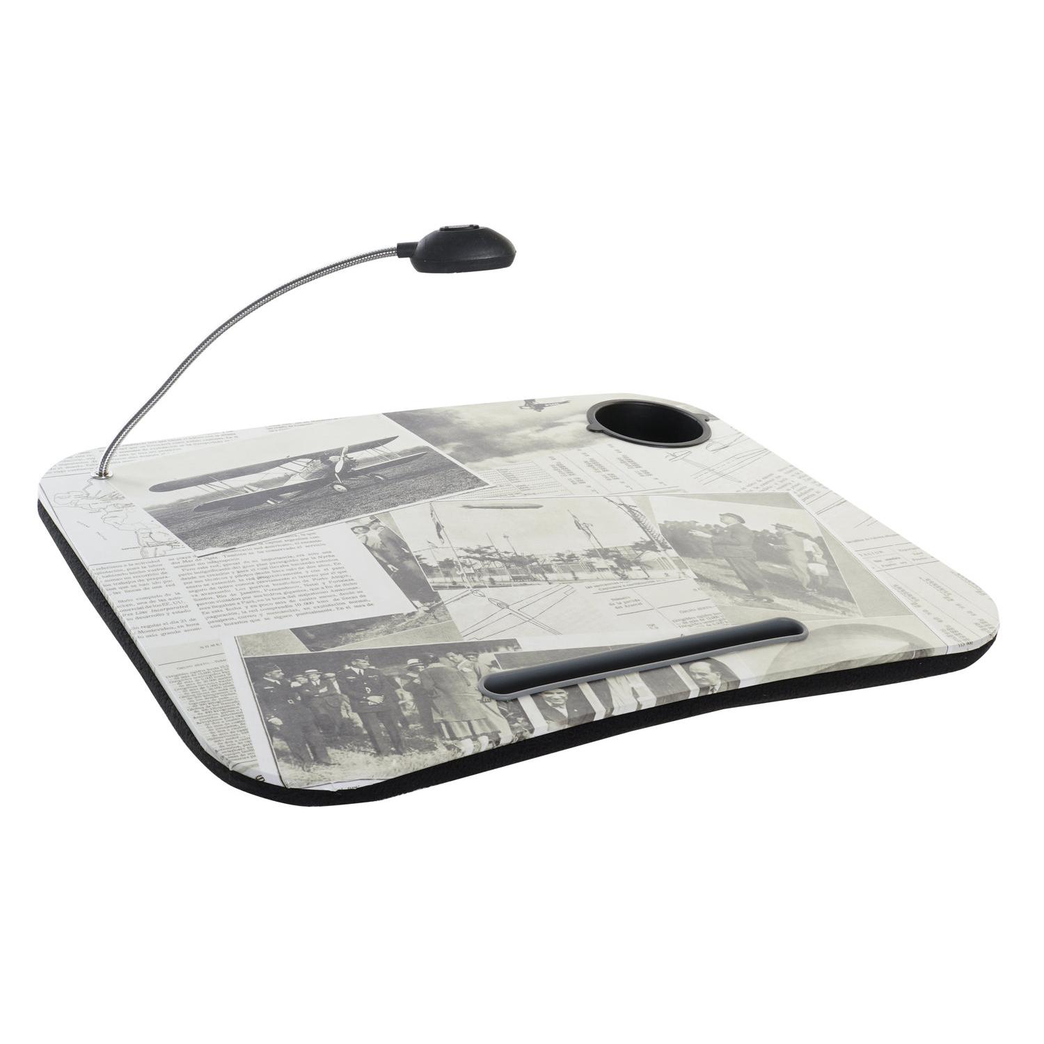 Bandeja Led Pvc 48X38X7 Planos Aviacion Blanco El mejor complemento para tu hogar  -Fijalo-