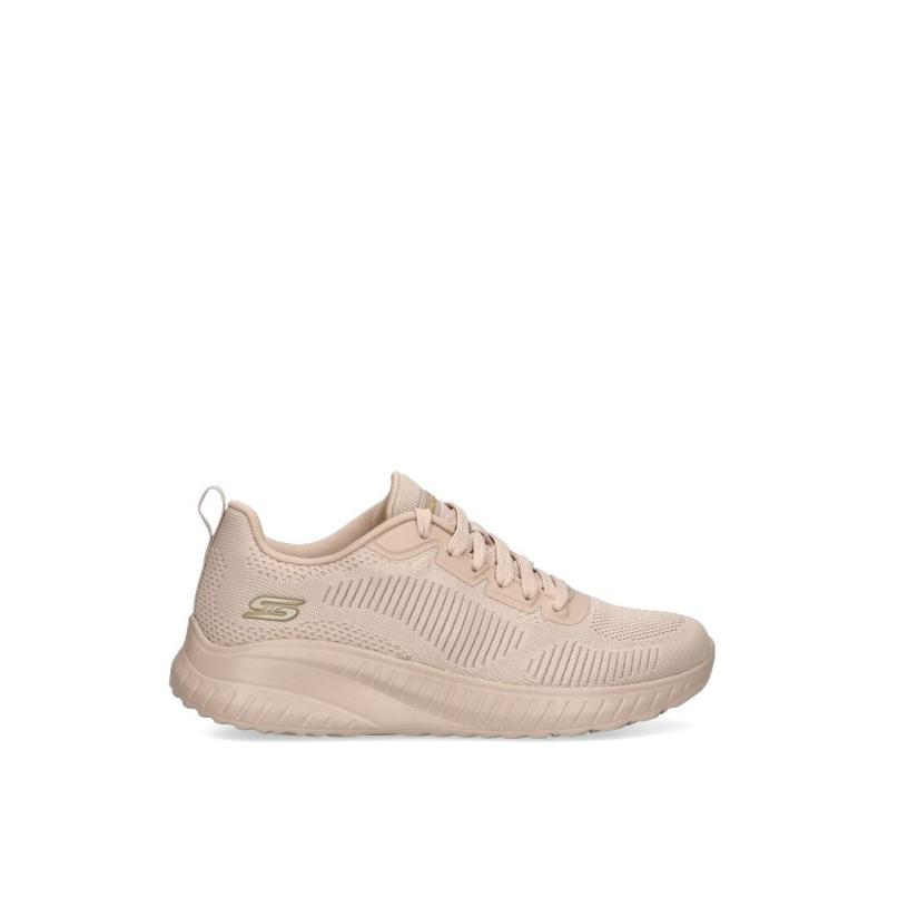 Zapatillas Running Skechers - Mujer - Suela Plana - Modelo 117209 - Color Nude