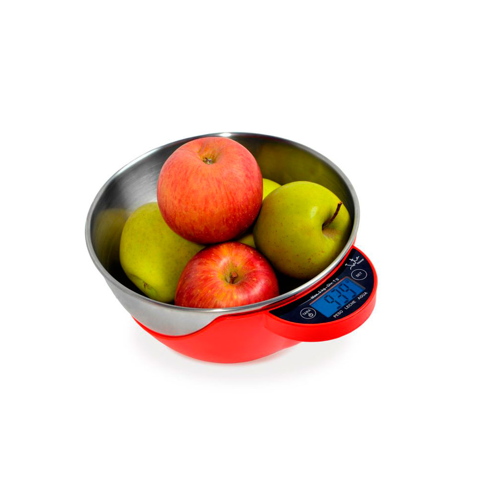 BALANZA ROJA BOL INOXIDABLE 5 KG 765