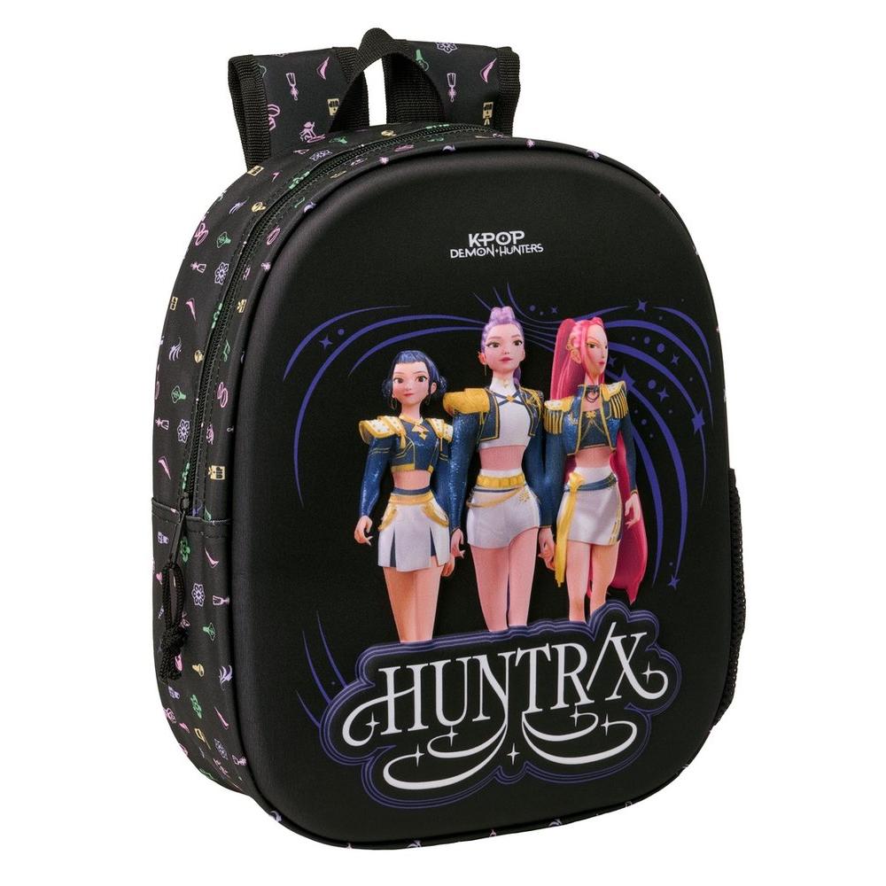 SAFTA MOCHILA 3D K-POP DEMON HUNTERS SOUND 33X27CM K-POP DEMON HUNTERS SOUND 10x27x33 Cms.