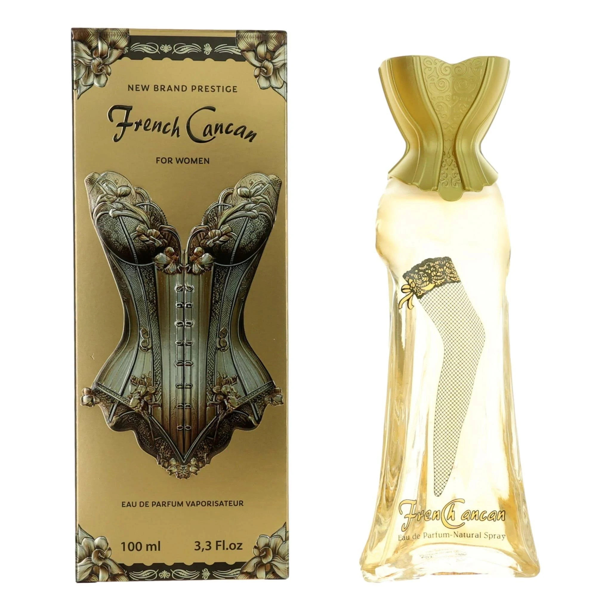 Perfume French Cancan For Women Eau De Parfum 100 Ml (3.3 Fl Oz) – Fragancia Femenina Elegante Y Sensual, Aroma Duradero, Frasco Y Caja Original Con D