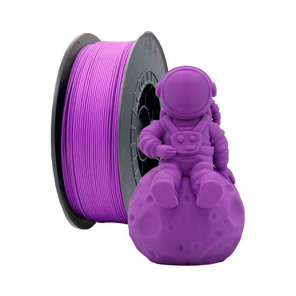 Filamento pla - diametro - bobina - color morado de marca 3D