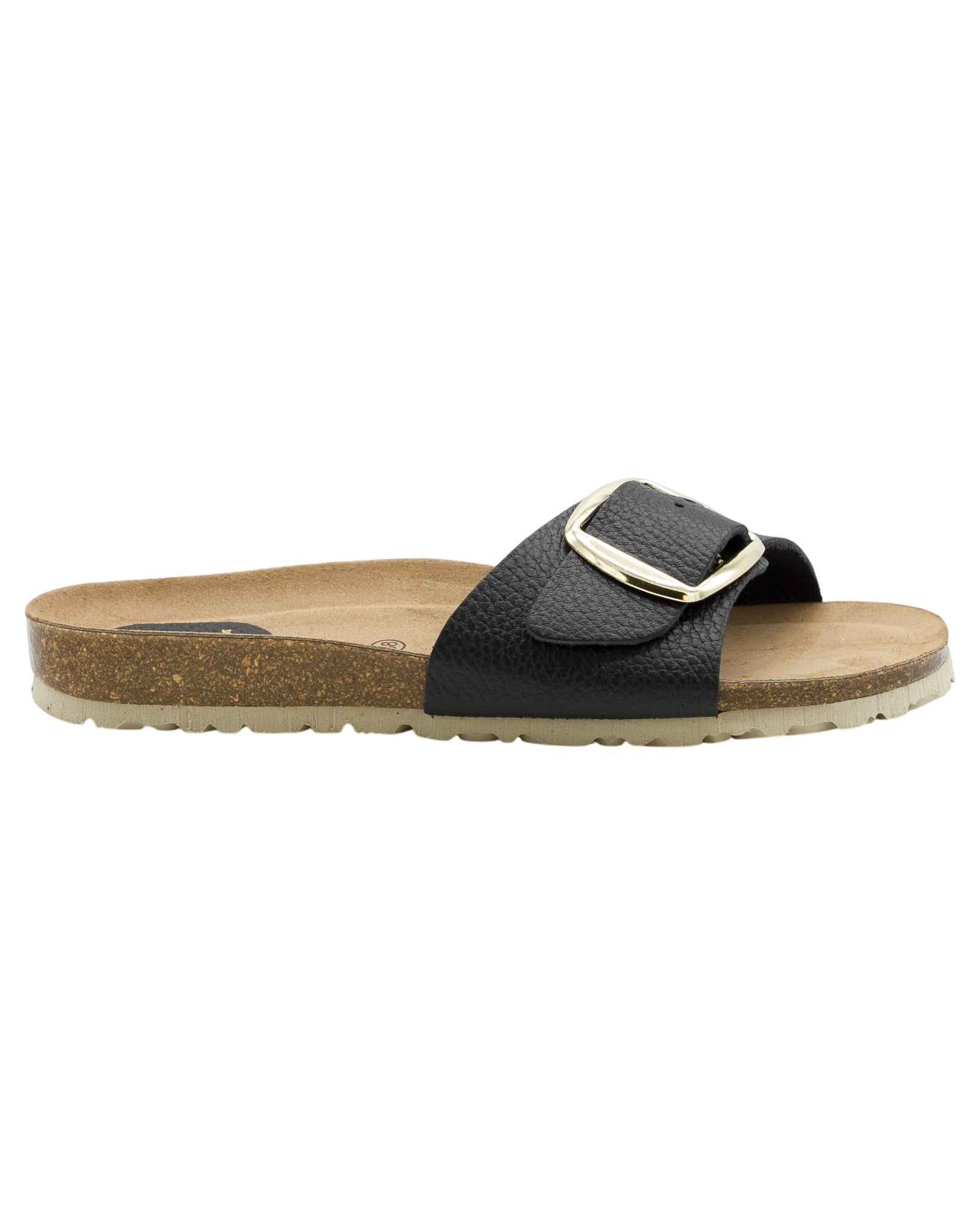 SANDALIAS DE MUJER INTER-BIOS 7220 EN NEGRO