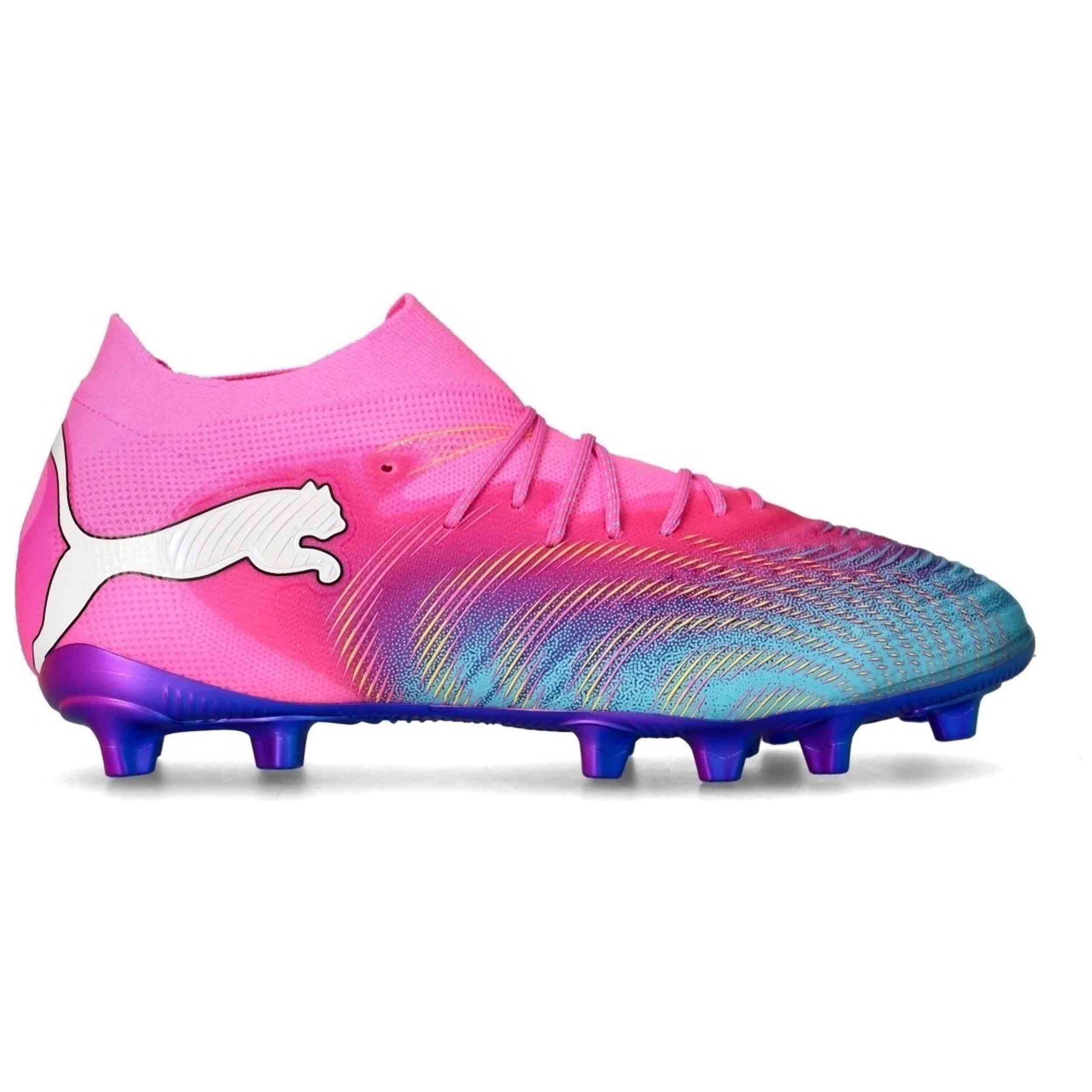 Botas De Futbol Puma modelo Future 9.1 "Poison Pink-Sun" para hombre y mujer en color Rosa