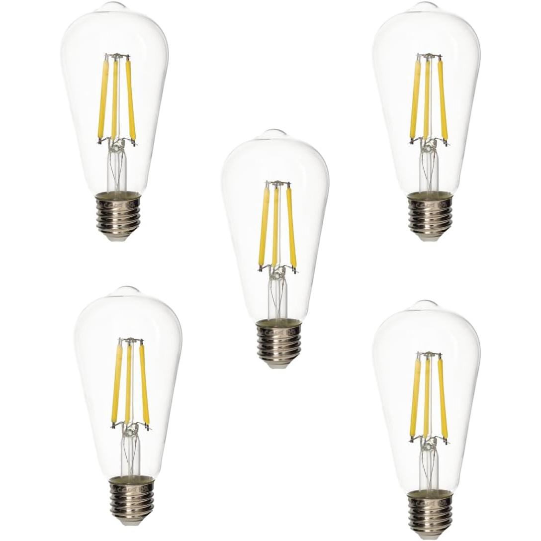 Jandei - Bombilla LED Filamento de 5W, Rosca E27 Edison, Luz Cálida 2700K, 860 lúmenes. Estilo Vintage, Diseño Elegante