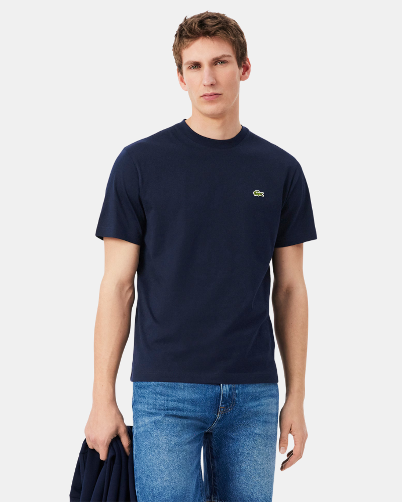 LACOSTE TH7318 Camisetas Manga corta Hombre Azul