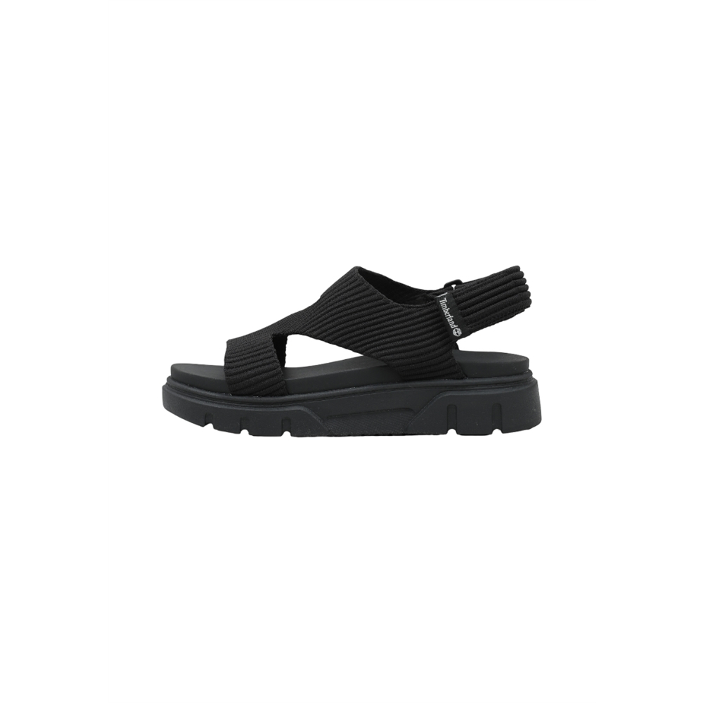 Timberland Greyfield Sandal BACKSTRAP SANDAL BLACK KNIT Sandalias De Cuña Mujer Negro