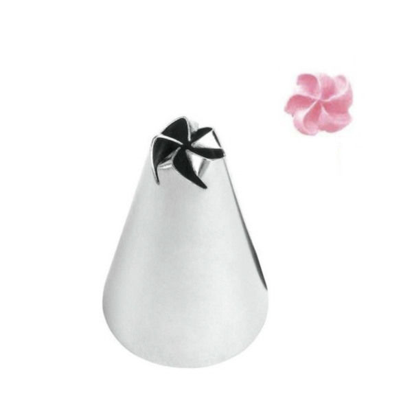 Glotomania - Boquilla Nº 106 - Flores de Gota - Acero Inoxidable - Resistente a Lavados - Manga Pastelera