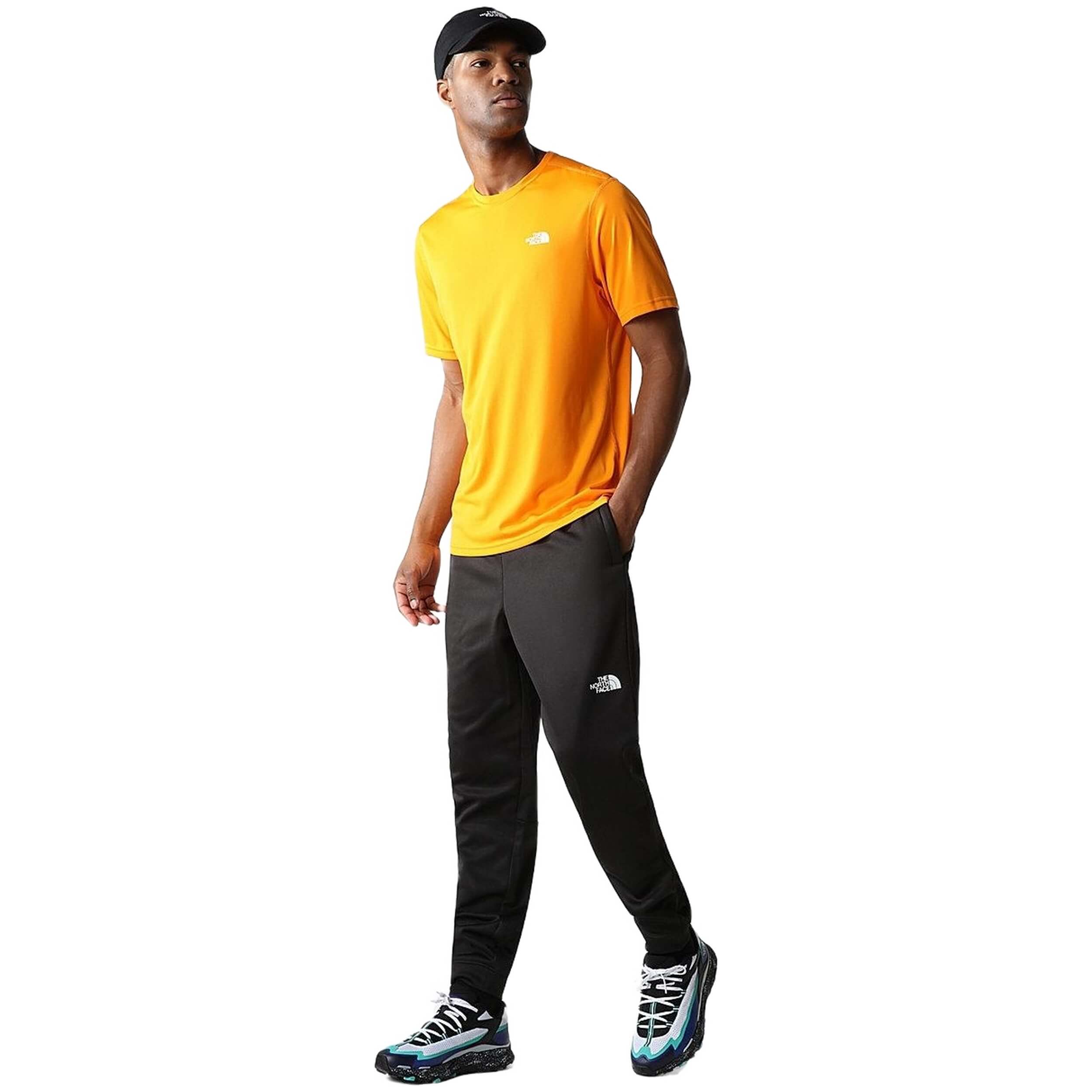 Pantalón The North Face modelo M Reaxion Fl Jogger Tnf Black en color Negro
