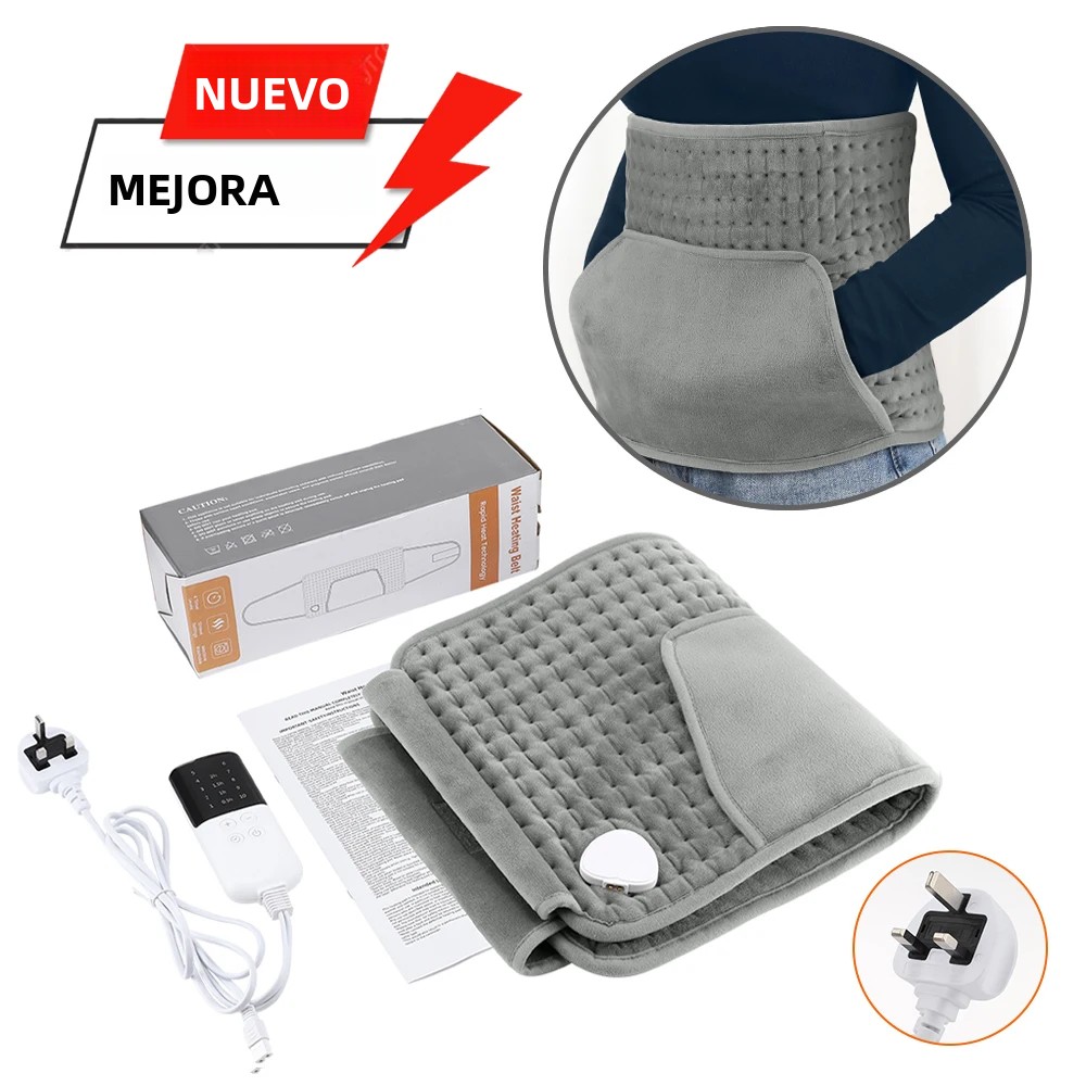 TK Cinturón De Calor Eléctrico Para La Cintura Almohadilla Térmica Para Oficina Y Hogar Control De Temperatura Calefactor De Espalda Y Manos