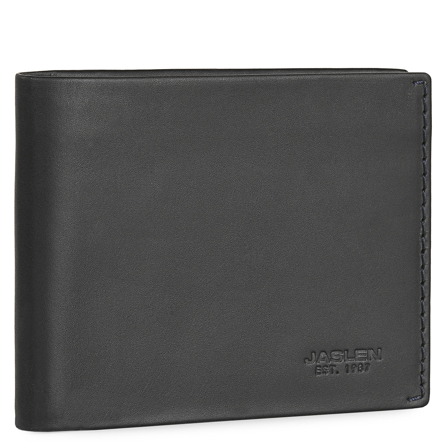 Carteras Para Hombre Piel - Cartera Hombre Marca JASLEN - Billeteras Para Hombre Con Compartimento Para Tarjetas - Monedero Hombre Piel Autentica Con Cremallera - Cartera Tarjetero Hombre RFID 205607
