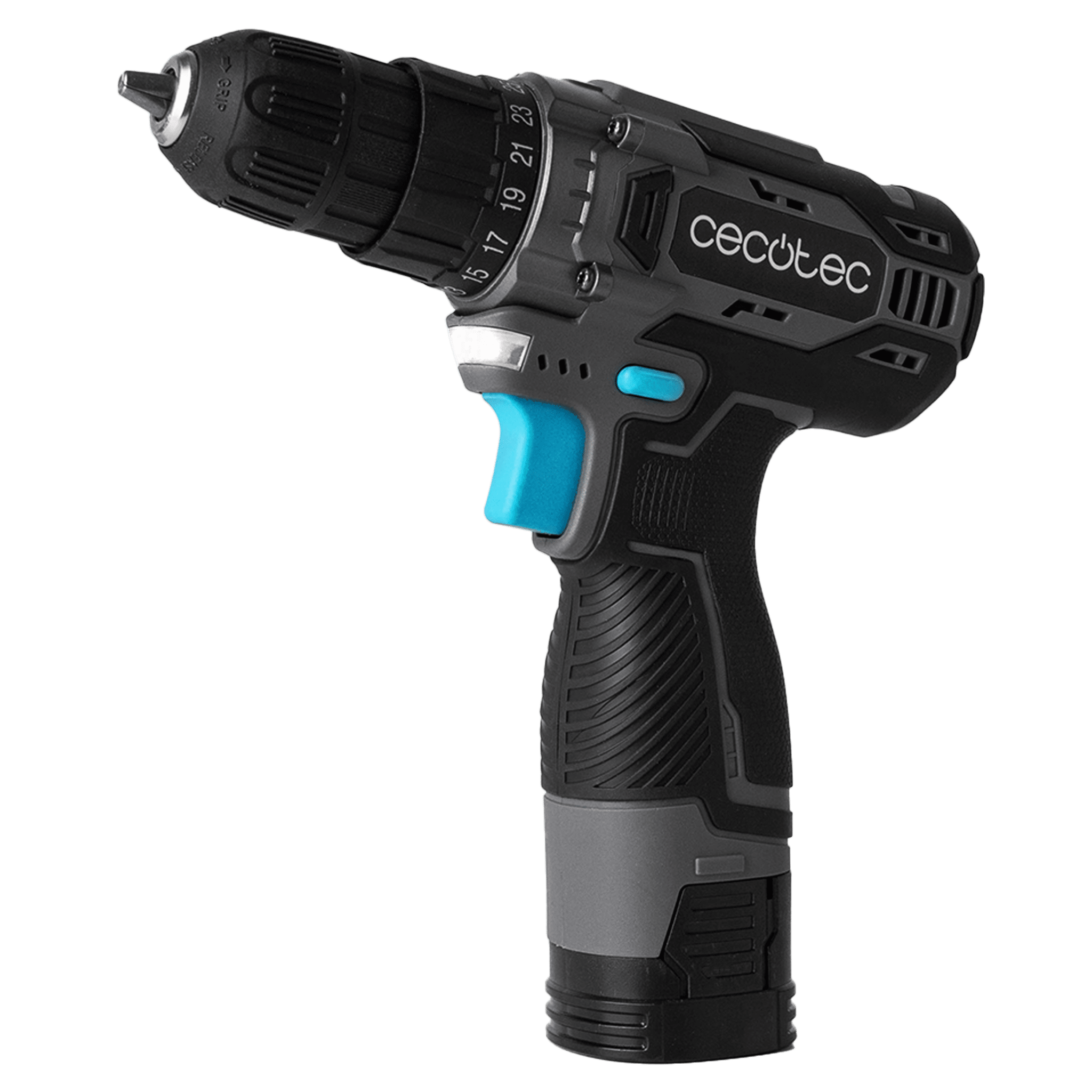 CECOTEC 00171 Taladro atornillador PowerForce 1620 Easy Hand 16V 2000mAh con maletín y 25 niveles de par ajustable