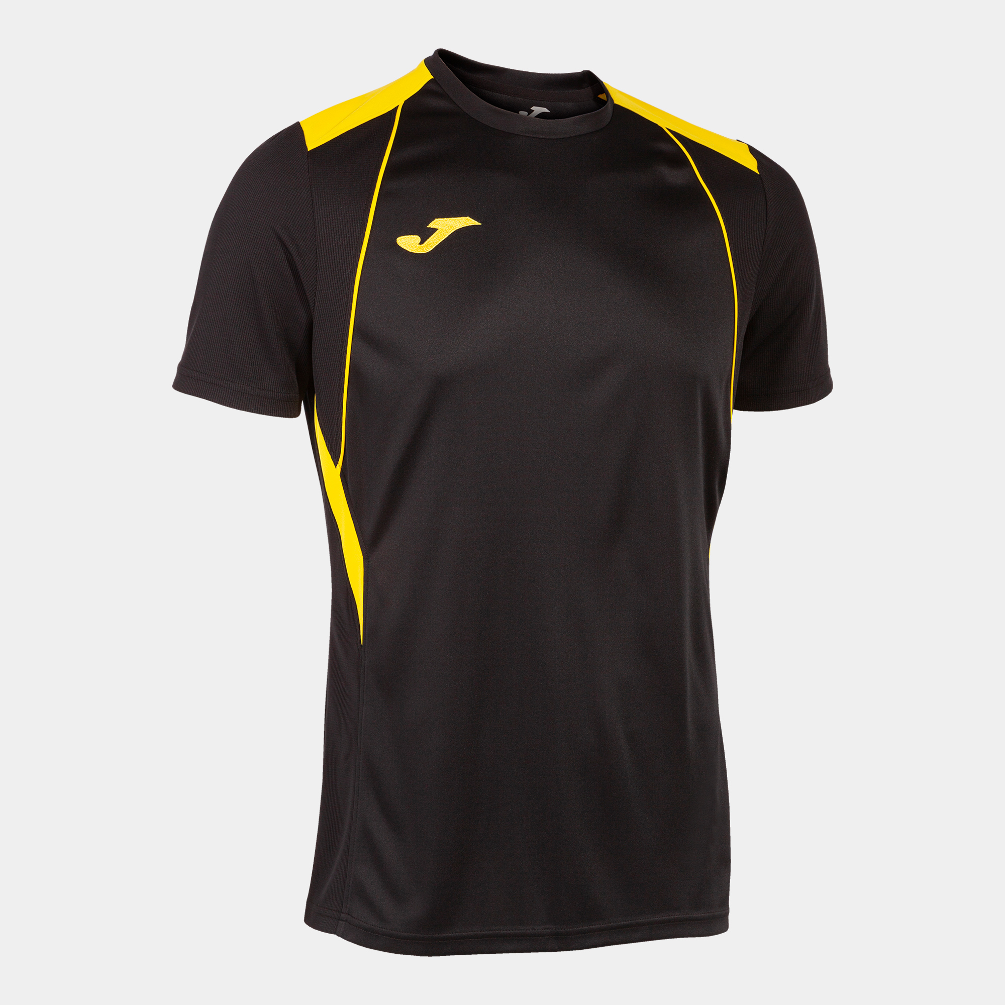 JOMA CAMISETA MANGA CORTA CHAMPIONSHIP VII NEGRO AMARILLO Talla 4 (6XS) Niño Junior