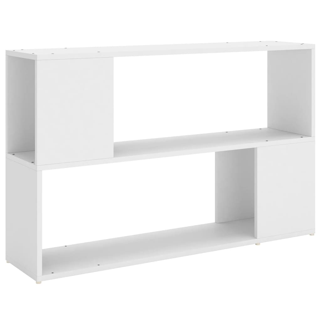 Vidaxl Estantería Librería Madera Contrachapada 100x24x63 Cm Blanco
