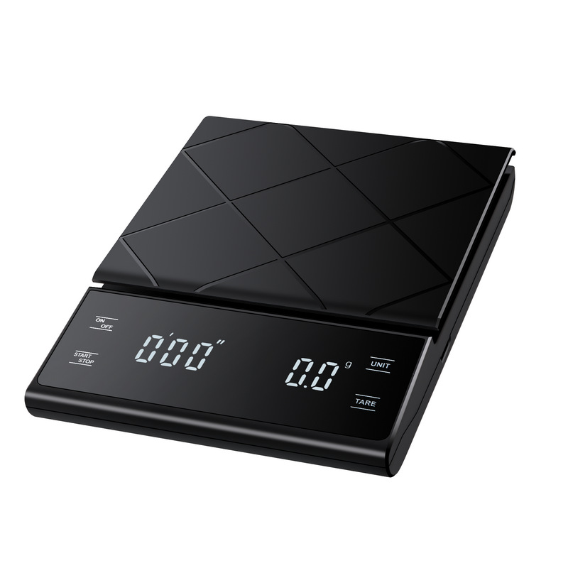 TK Báscula Electrónica De Café Inteligente Precisión Alta Escala Digital LCD Para Cocina Medición De Peso 3kg/0.1g Balance De Alimentos