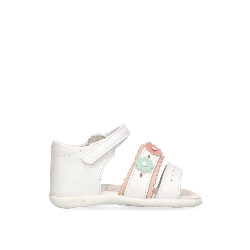 Sandalia Luna Kids - Niña - Suela Plana - Modelo C615 - Color Blanco