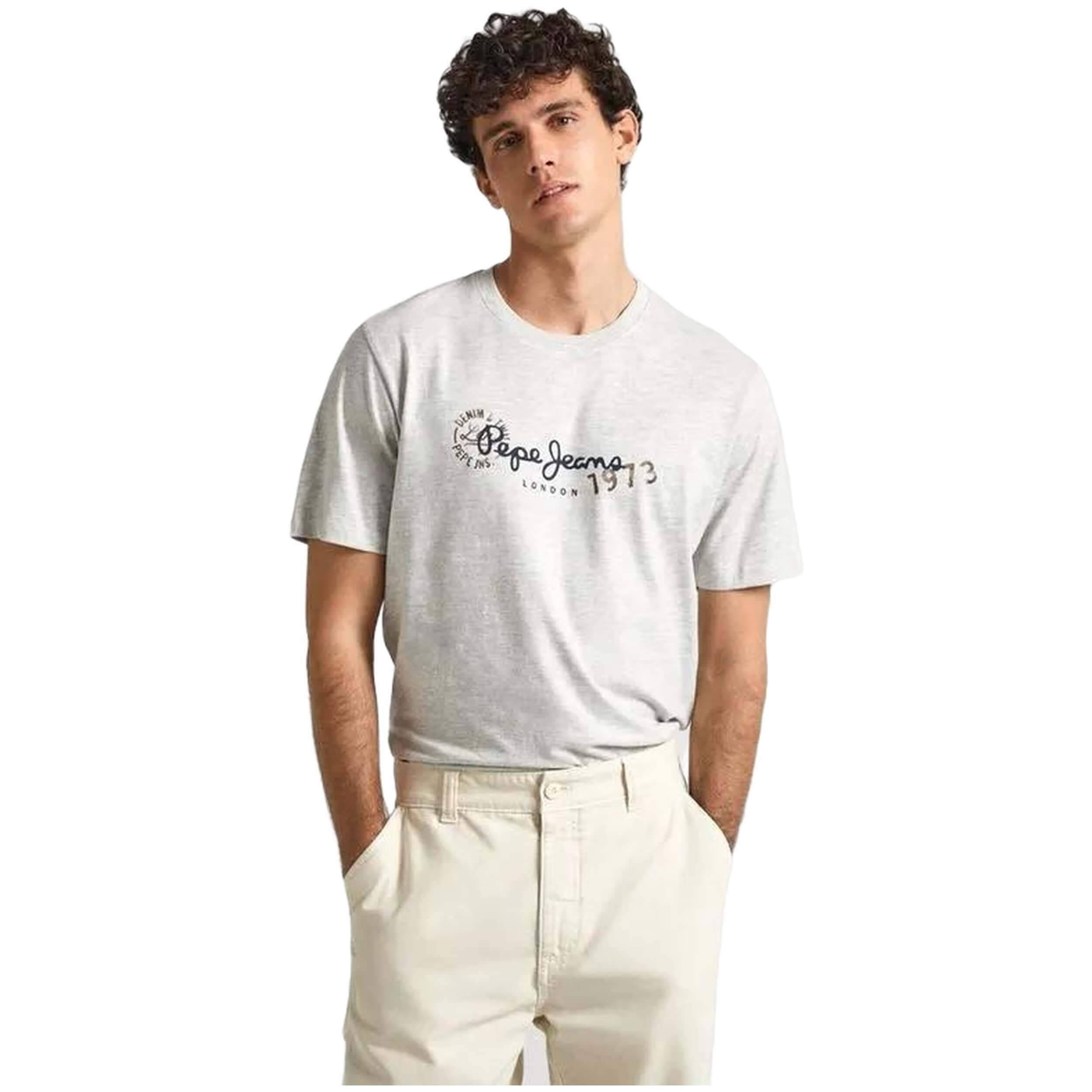 Camiseta De Manga Corta Pepe Jeans modelo PM509373-913 para Hombre en color Gris