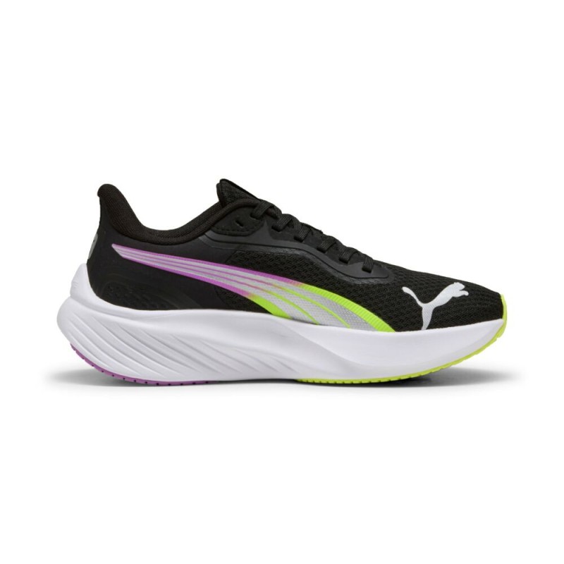 Zapatilla Negra-magenta Puma Pounced Lite negra mujer