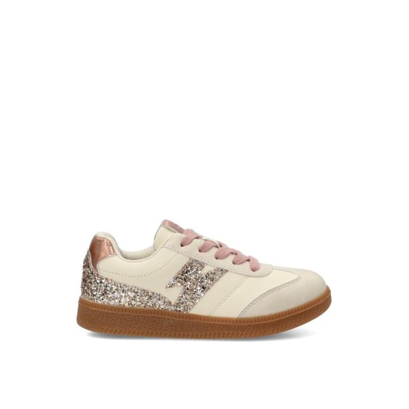 Zapatillas Casual Xti Kids - Niña - Suela Plana - Modelo 154086 - Color Beige
