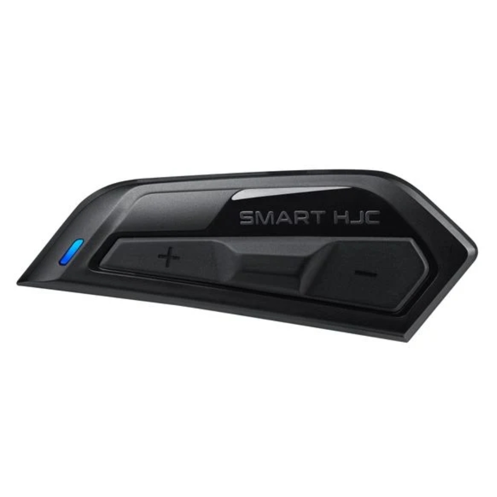 HJC - Intercomunicador para casco moto SMART 21B NG compatible con cascos integrales y modulares, inalámbrico Bluetooth 5.0, hasta 1600 m de alcance, manos libres, intercomunicación entre 4 motociclistas, ideal para uso en carretera y off-road