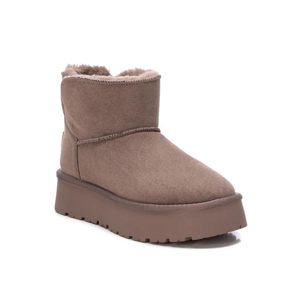 Botines Planos Xti 142197 Mujer en Color Taupe - Ideal para Estilo Diario