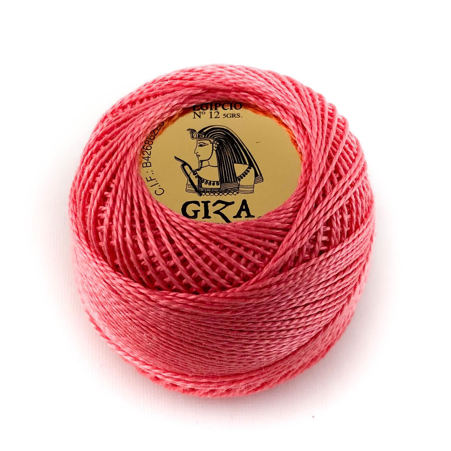 Ovillo de Algodón 100% Giza 5gr Nº12 - Blanco, Crudo y Colores Sólidos