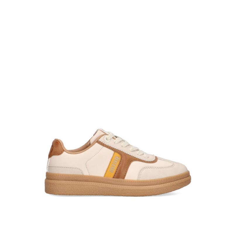 Zapatillas Basico Mustang - Mujer - Suela Doble - Modelo 60461 - Color Beige