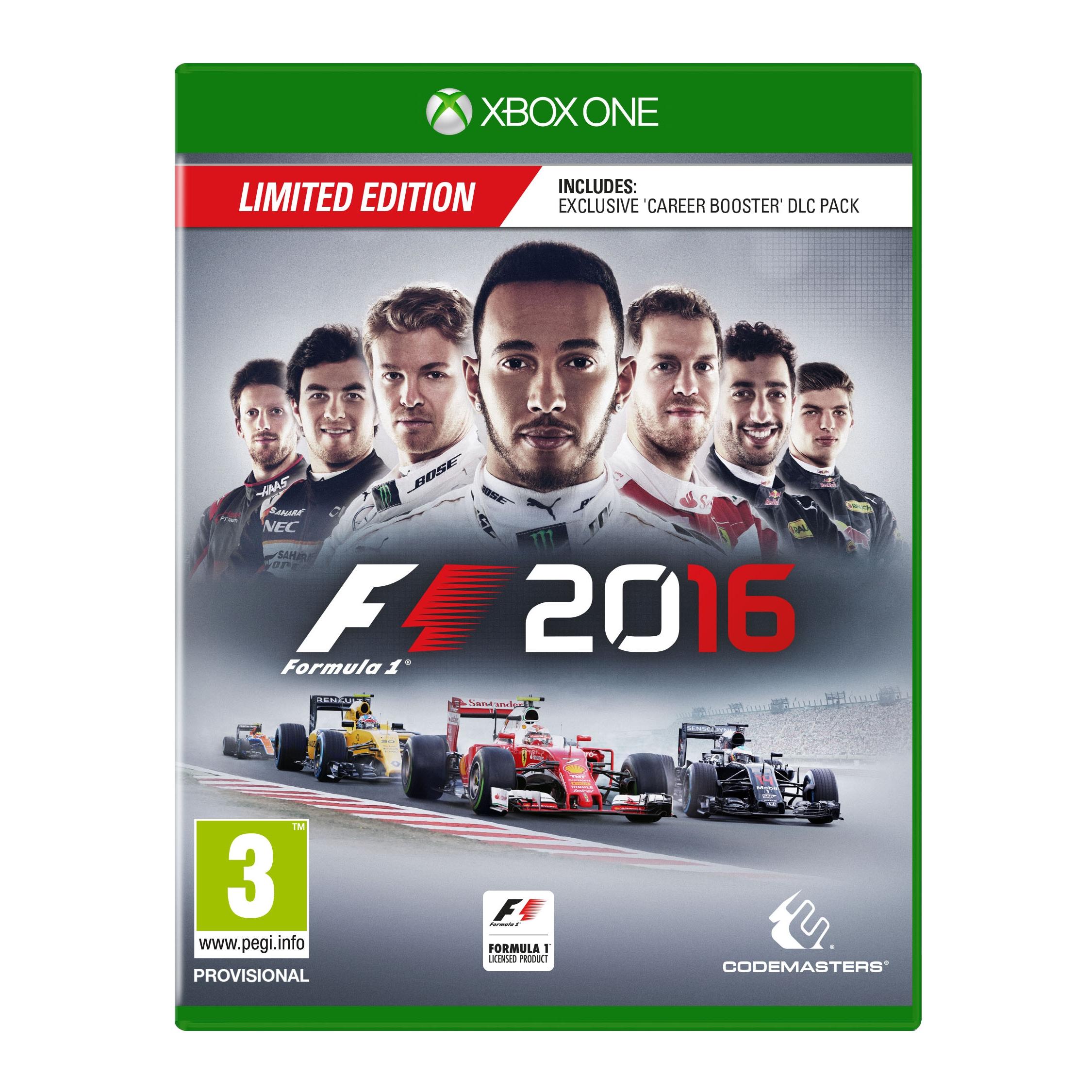 F1 2016 (Limited Edition), Juego para Consola Microsoft XBOX One