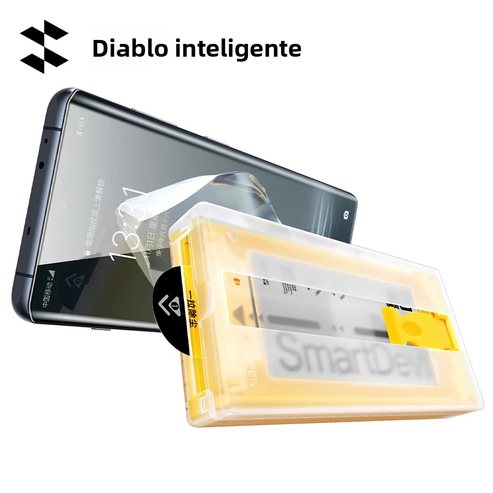 TK Protector De Pantalla Para OnePlus 13 12 Película De Microcrystalline Suave Curva Cubierta Completa Antisuciedad Y Anti-Rasguños