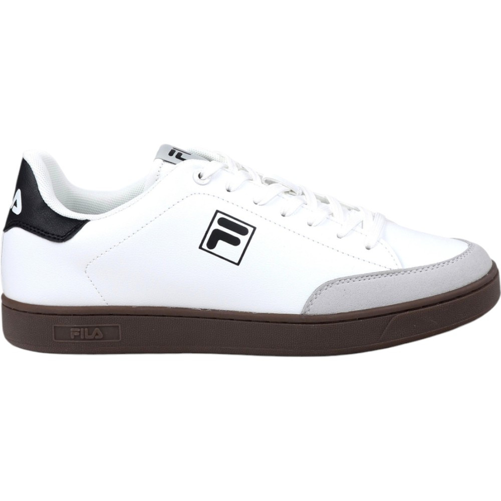 Zapatillas Fila Courtbay Blancas Caramelo Ffm0365-13036 Casual Hombre