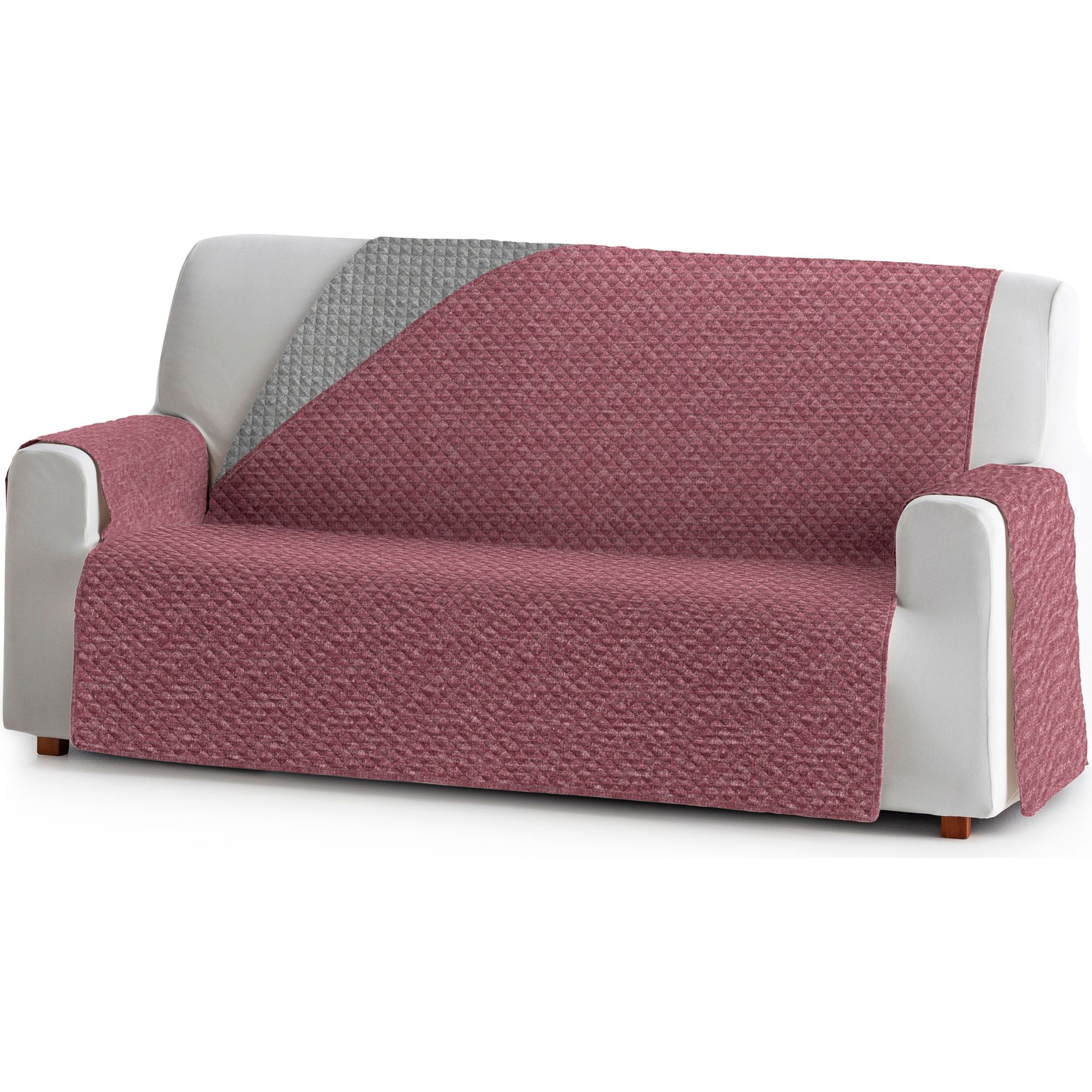 EYSA Cubre Sofá 1 Plaza (Variedad de Colores) - Protección Parcial Para Sofá - Cubre Sofá Tacto Extra Suave - Fácil Colocación Con Gomas Elásticas