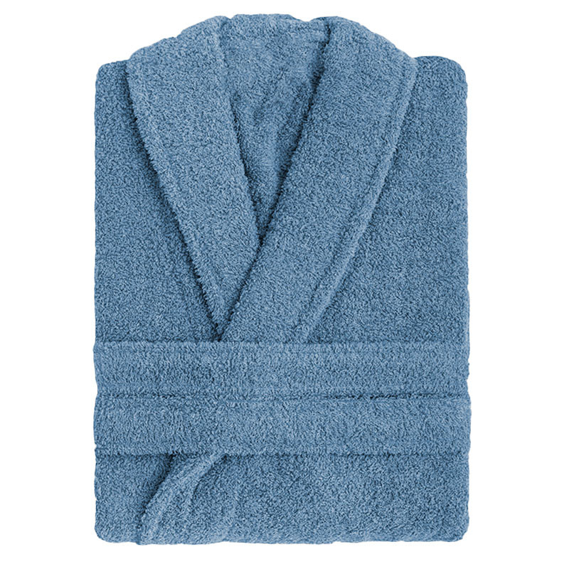 RUFINO DÍAZ Albornoz Económico Rizo Americano 400 gr - Suave y absorbente - Para baño, piscina, spa - Secado rápido