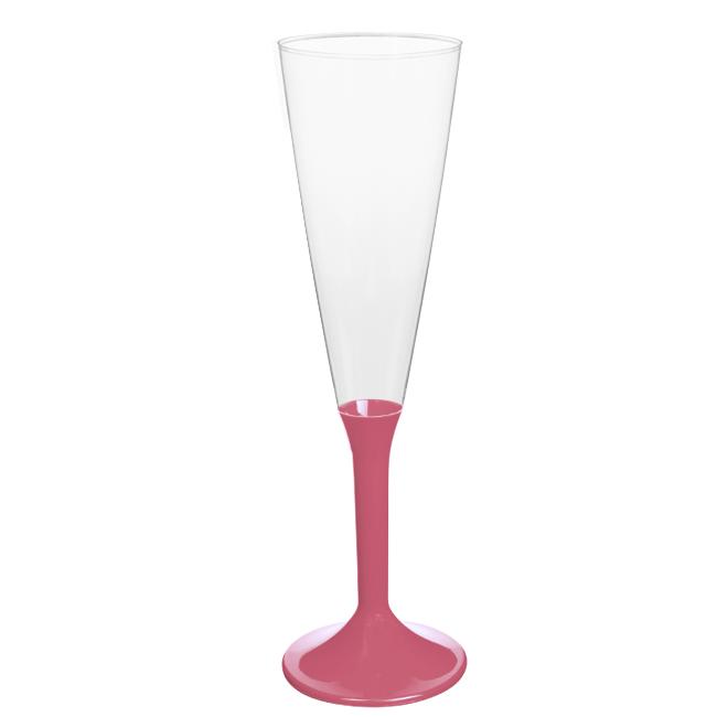 MONOUSO | Copa Reutilizable PS Pie Fucsia Cava 2P 160ml (200 Uds)